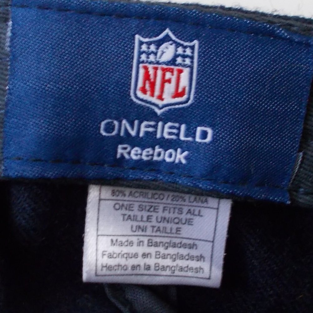 NFL Reebok Chicago Bears Hat Wool Blend Strap Back OS - Picture 9 of 11